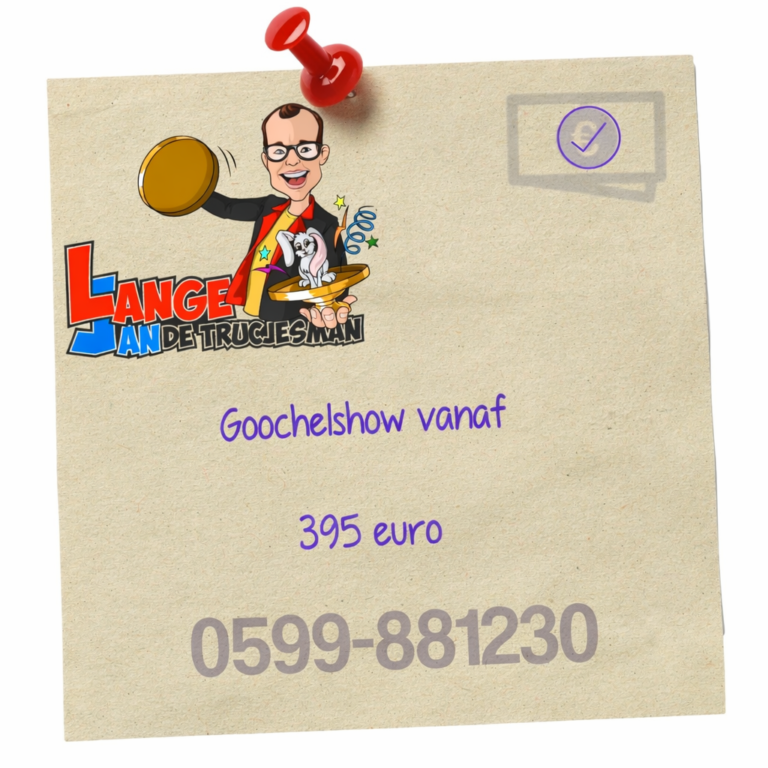 goochelshow prijzen